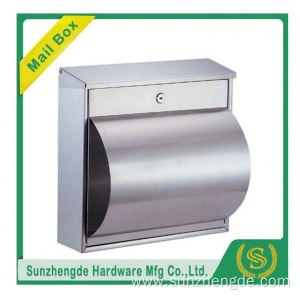 SMB-011SS Decorative Stainless Steel Locking Outdoor Mailbox Lowes